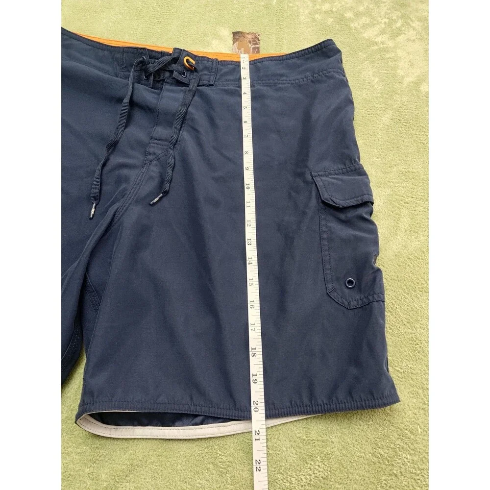 Quiksilver Mens 40 Board Shorts Blue Swim Trunks Pockets Beach Surf Casual